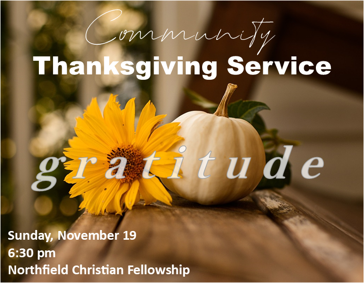 Community Thanksgiving Service Gratitude