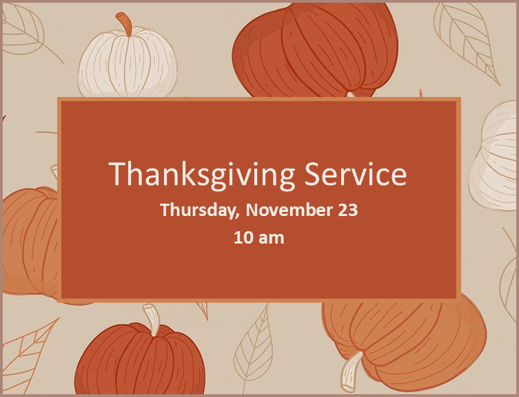 thanksgiving service 2023